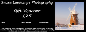 Sussex Landscape Photography £25 gift voucher